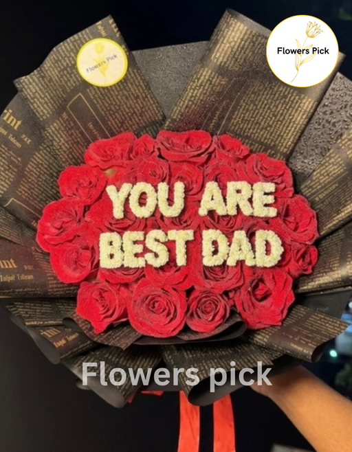 Premium Red Roses Flower Bouquet 