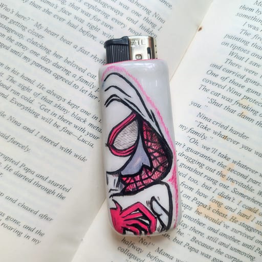Spiderwoman Lighter Case