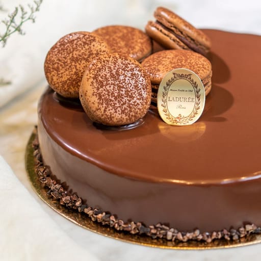 Chocolate Macaron Cake