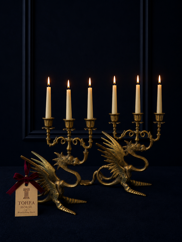 Rare Japanese Griffin Candelabras – 1960s - Image 3
