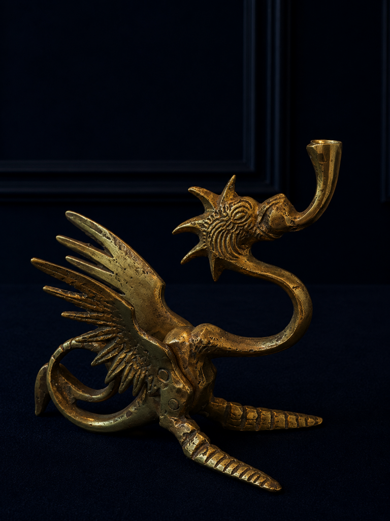 Rare Japanese Griffin Candelabras – 1960s - Image 4