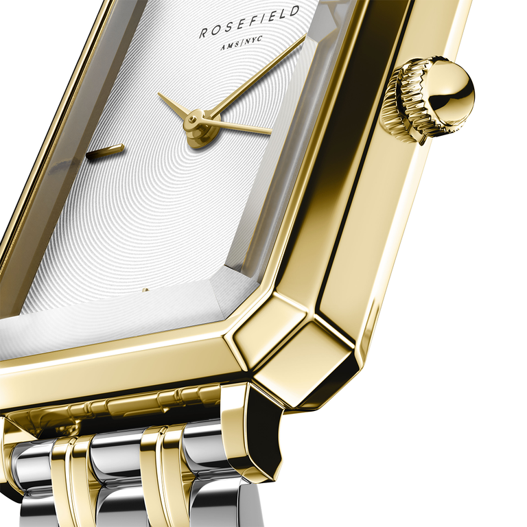 Rosefield Octagon XS White Duotone Women Watch - OWDSG-O62 - Image 2