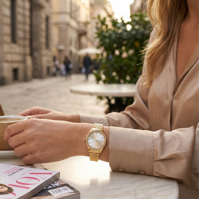 Liu Jo Deluxe Gold Watch - TLJ2427 - Image 4