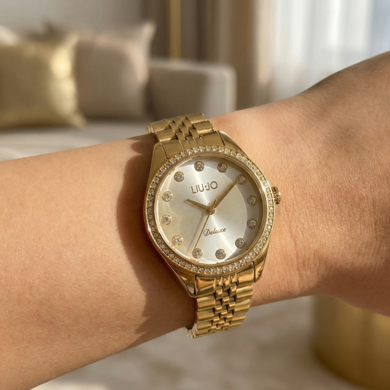 Liu Jo Deluxe Gold Watch - TLJ2427 - Image 5