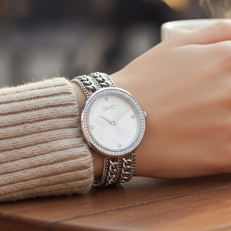 Liu Jo Chains Silver Watch - TLJ1830 - Image 4