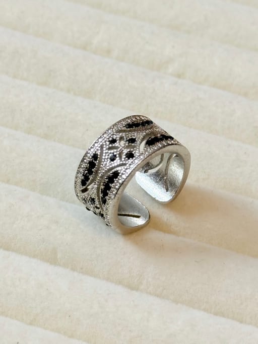 Blue Zircon Spark Ring