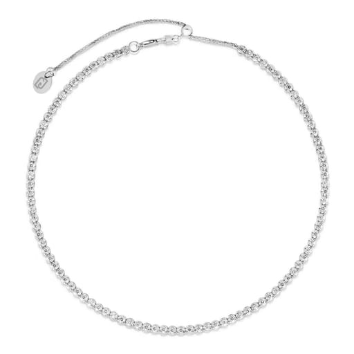 Liu Jo Onyx Silver Necklace - LJ2475