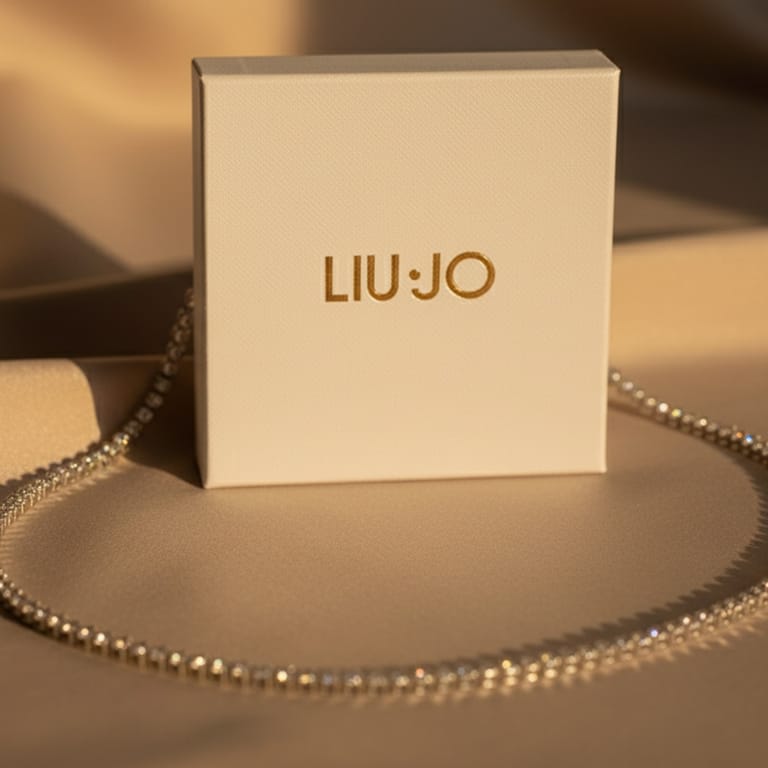 Liu Jo Onyx Silver Necklace - LJ2475 - Image 4