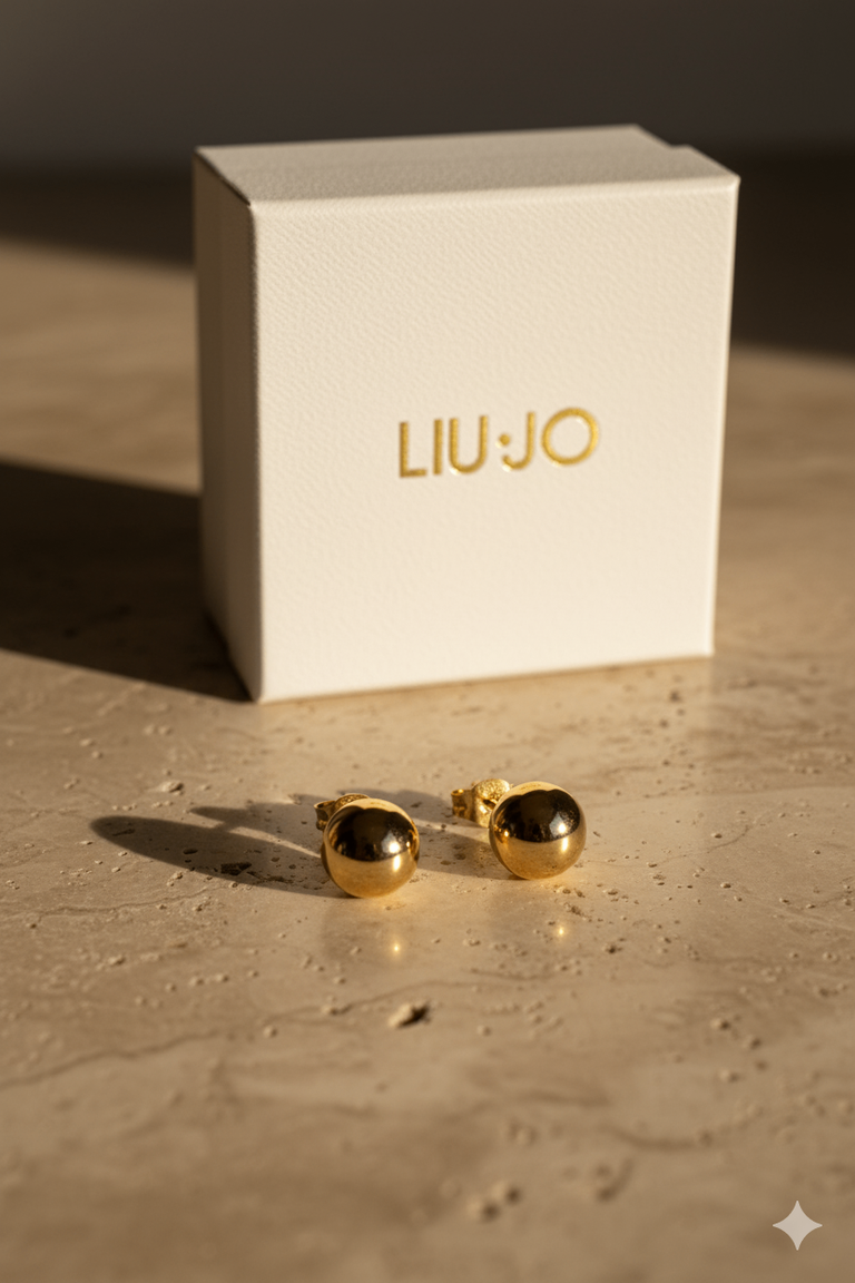 Liu Jo tear drop gold earring - LJ2721 - Image 4