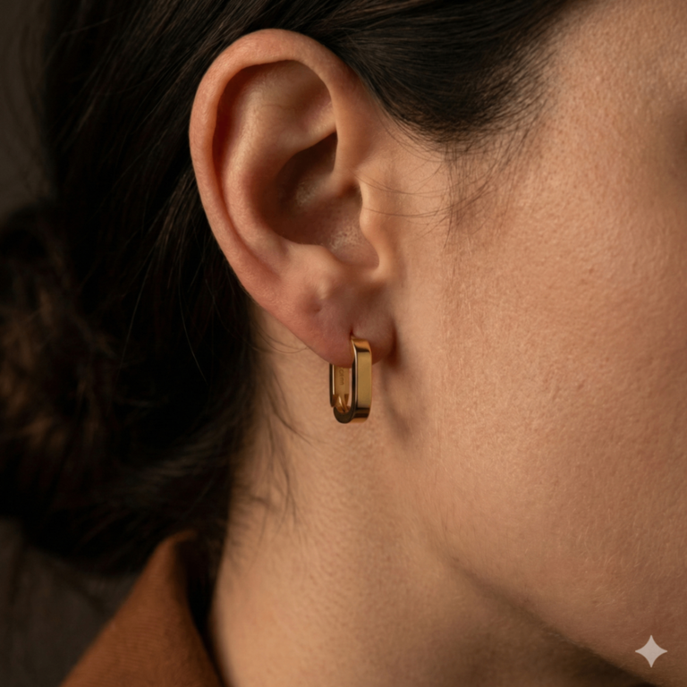 Liu Jo Orbit Gold Earrings - LJ3006 - Image 2