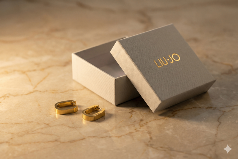 Liu Jo Orbit Gold Earrings - LJ3006 - Image 3