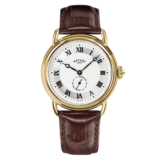 Rotary Men's Heritage Sherlock Gold Plated  Watch - RGS10014/06