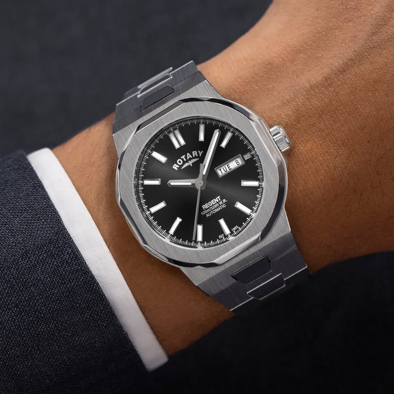 Rotary Men's Regent Automatic Bracelet Watch - GB05490/04 - Image 3
