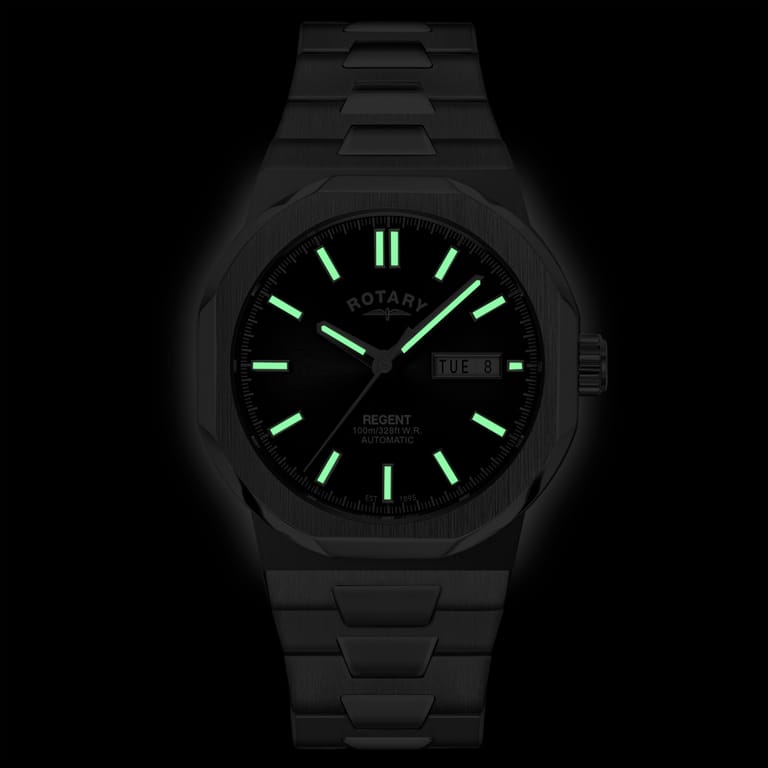 Rotary Men's Regent Automatic Bracelet Watch - GB05490/04 - Image 5