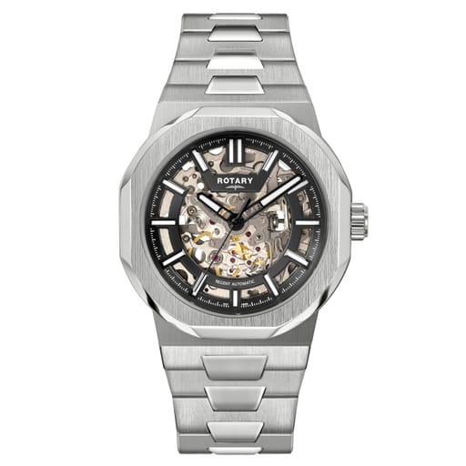 Rotary Men's Regent Skeleton Automatic Watch - GB05495/04