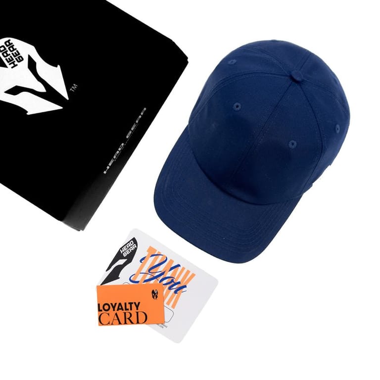 SOLID NAVY BLUE CAP - Image 1