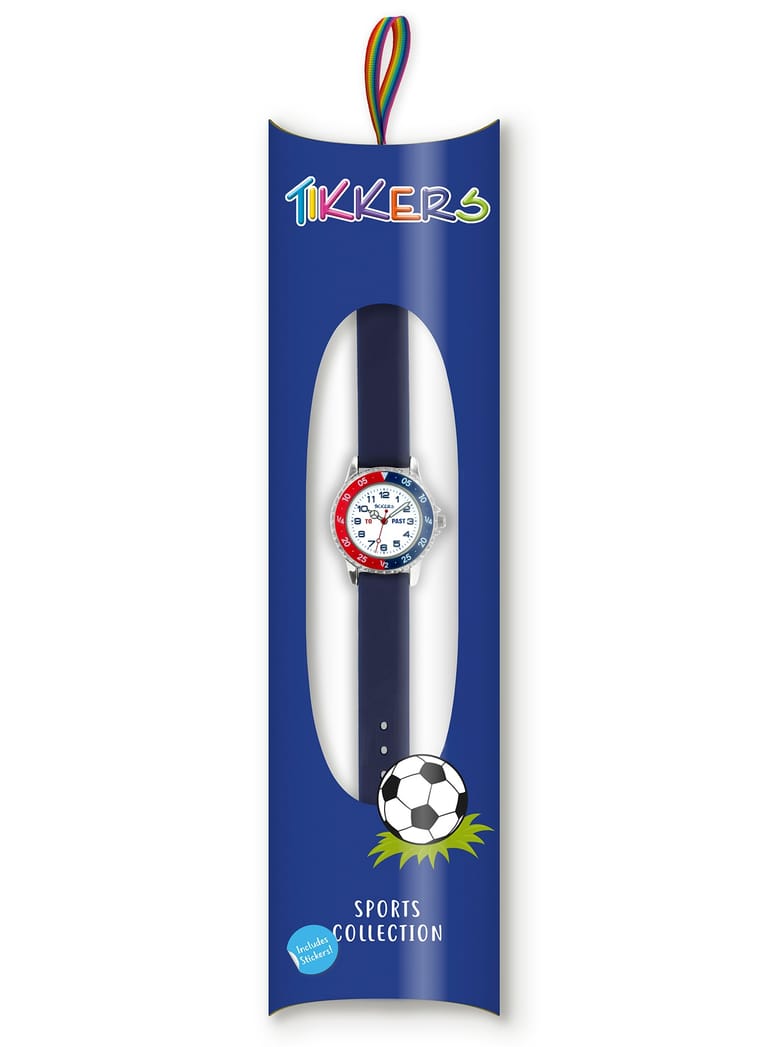 Tikkers Boys Navy Silicone Strap Time Teacher Watch - ATK1040 - Image 7