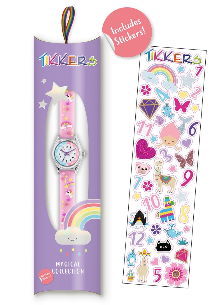 Tikkers Girls Purple Silicone Strap 3D Unicorn Watch - ATK0145 - Image 7