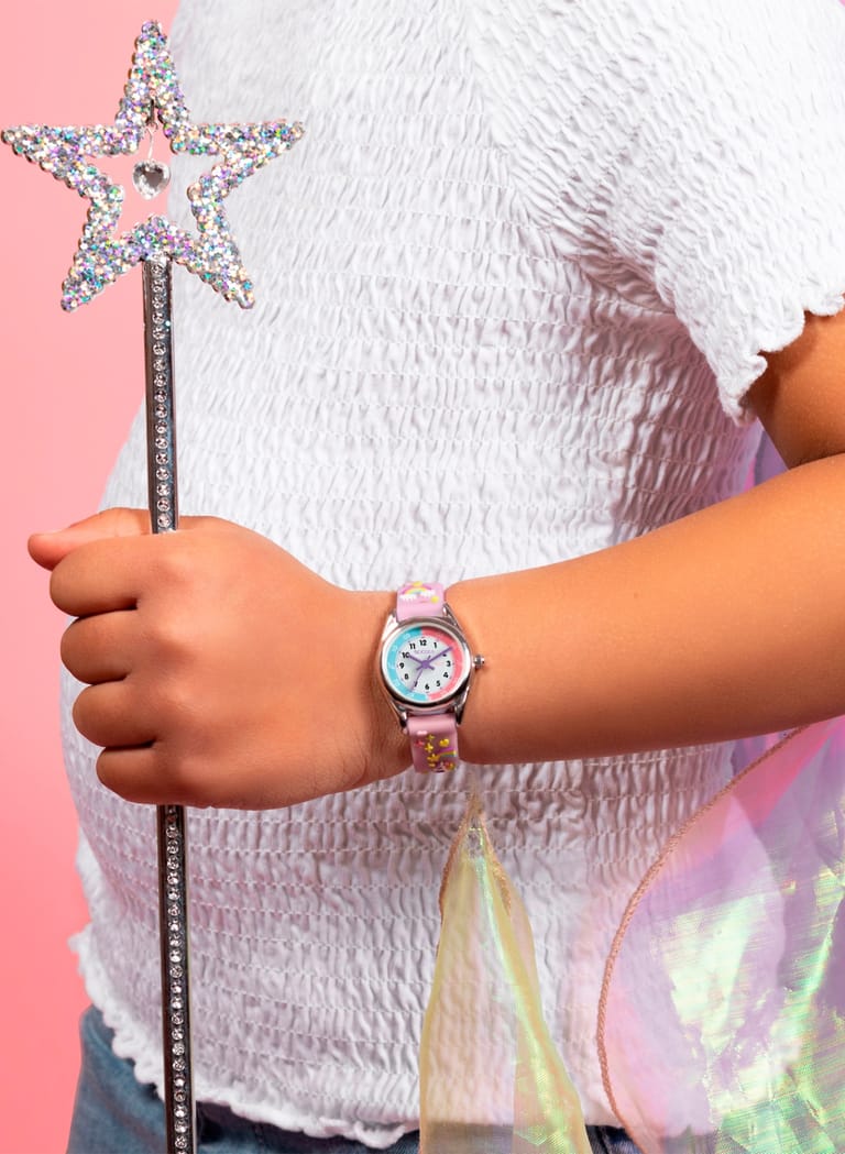 Tikkers Girls Purple Silicone Strap 3D Unicorn Watch - ATK0145 - Image 8