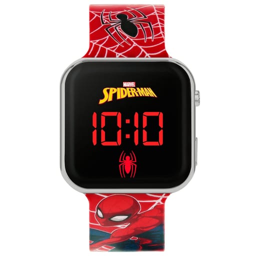 Disney Marvel Spiderman Red Strap LED Watch - SPD4719