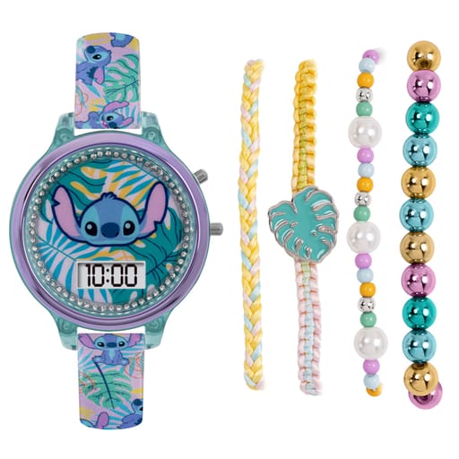 Disney Lilo and Stitch Watch and Bracelet Set-LAS40001ARG