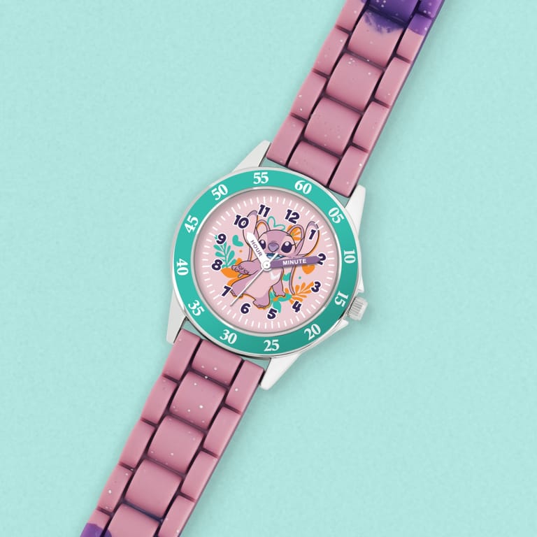 Disney Lilo and Stitch Pink Angel Time Teacher Watch-LAS9014 - Image 3