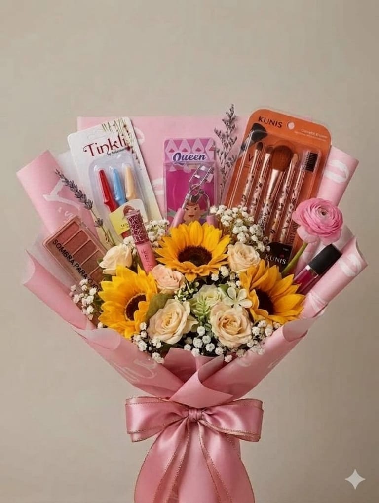 Cosmetic Flower Bouquet - Image 1
