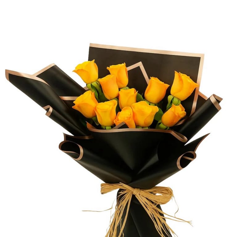 Golden Sunshine Yellow Rose - Image 1