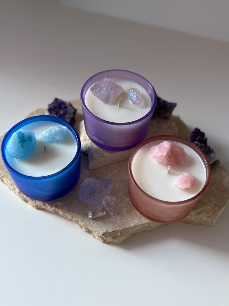 Crystal Candle Jar