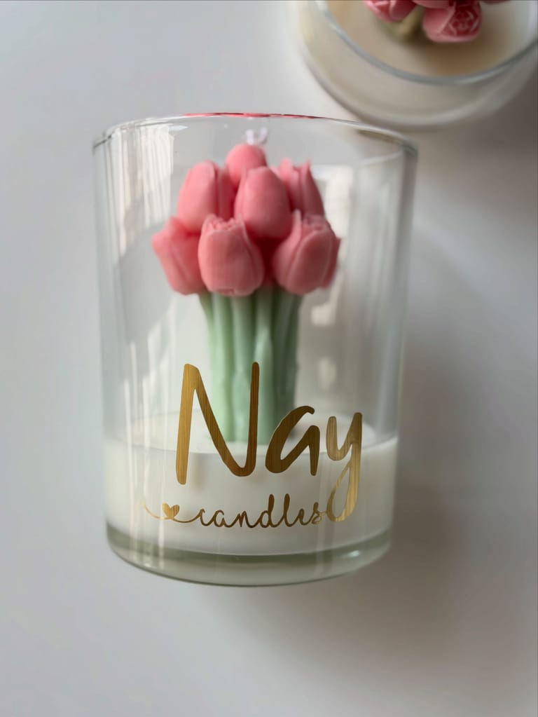 Tulip Candle Jar - Image 1