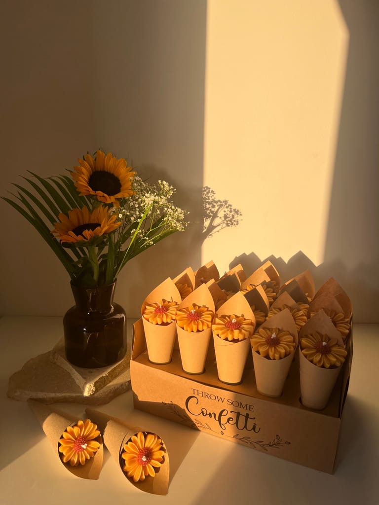 Sunflower Candle