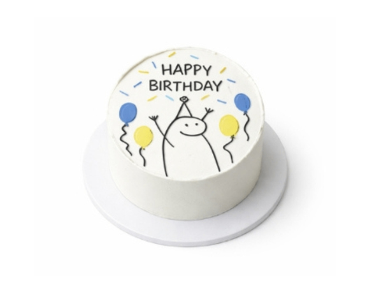 Cute Party Stick Figure Cake - Image 1