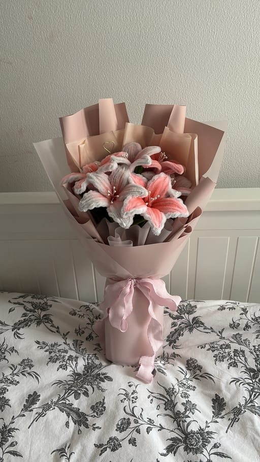 Baby Pink Lily Bouquet 