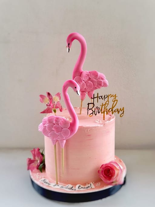 Flamingo Cake