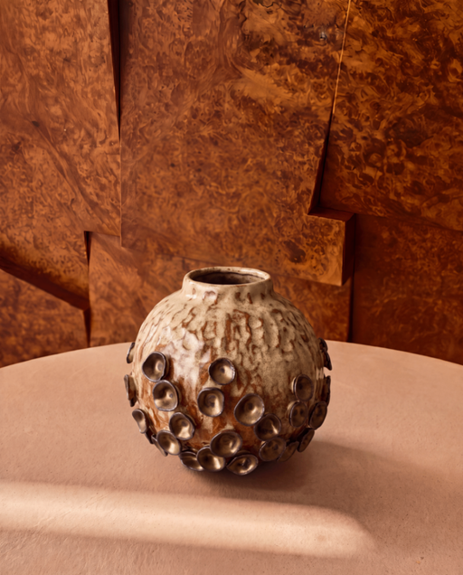 Forest Brown Bloom Vase