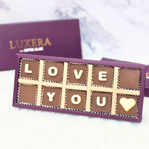 10 Pcs Love You Chocolate By LUXERA