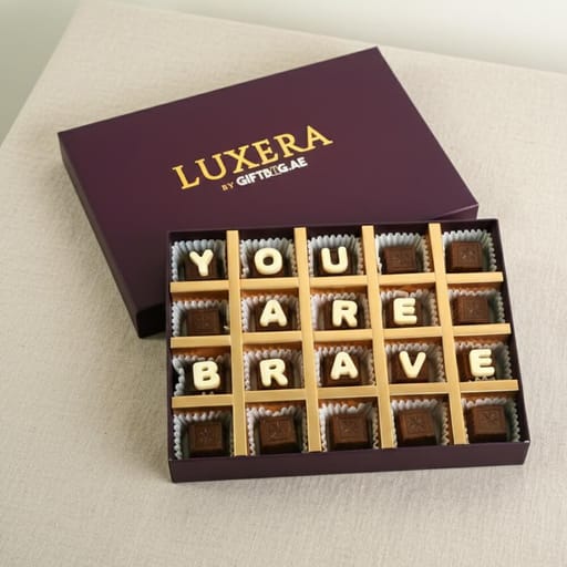 You Are Brave Chocolate 20pcs By LUXERA