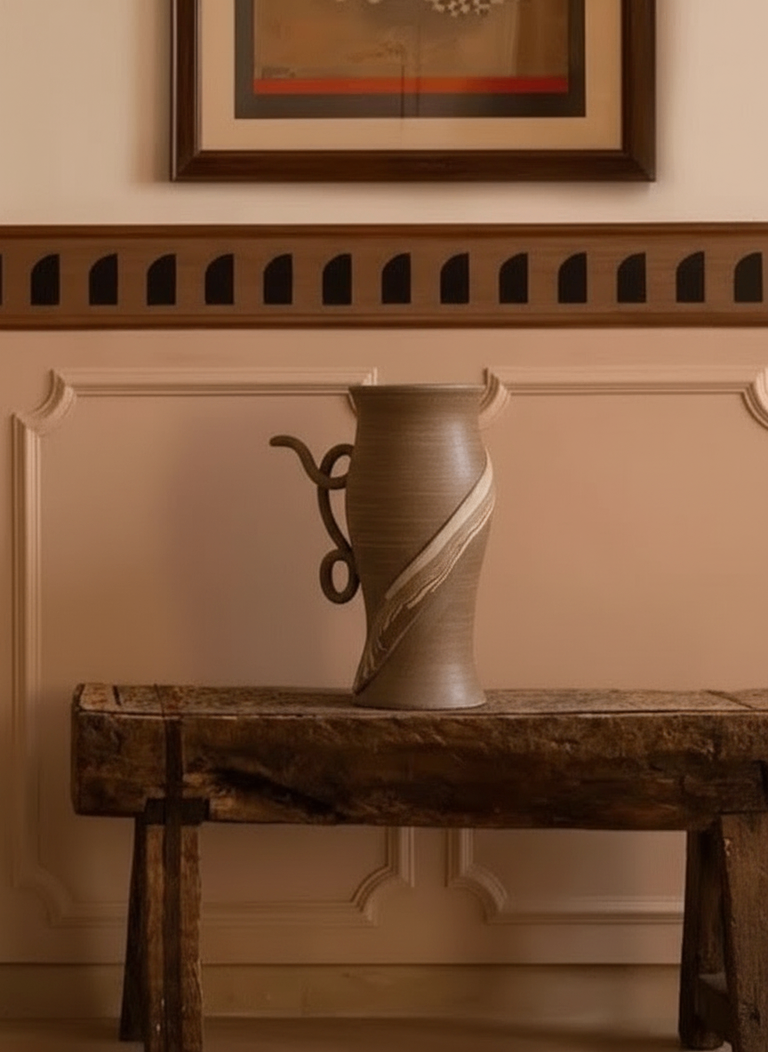 Marbled Robe Vase - Image 1