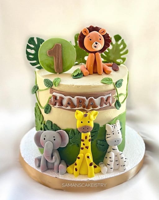 Jungle Theme Cake