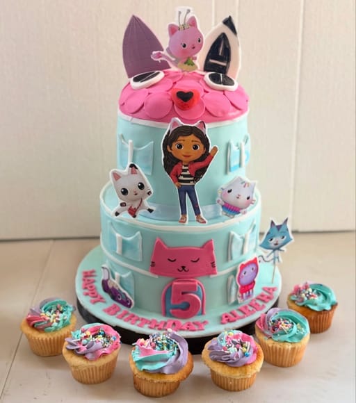 Gabby Dollhouse Cake