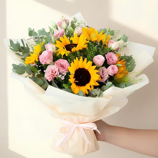 Pink Sunny Florals