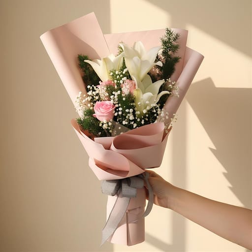 Pink White Charm