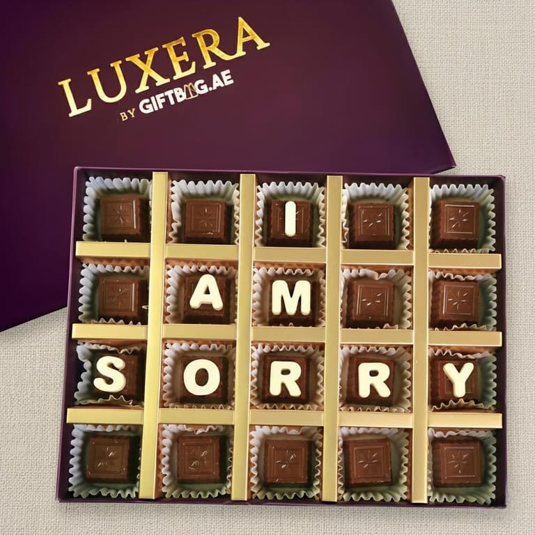 I Am Sorry Chocolate 20pcs By LUXERA - Image 1