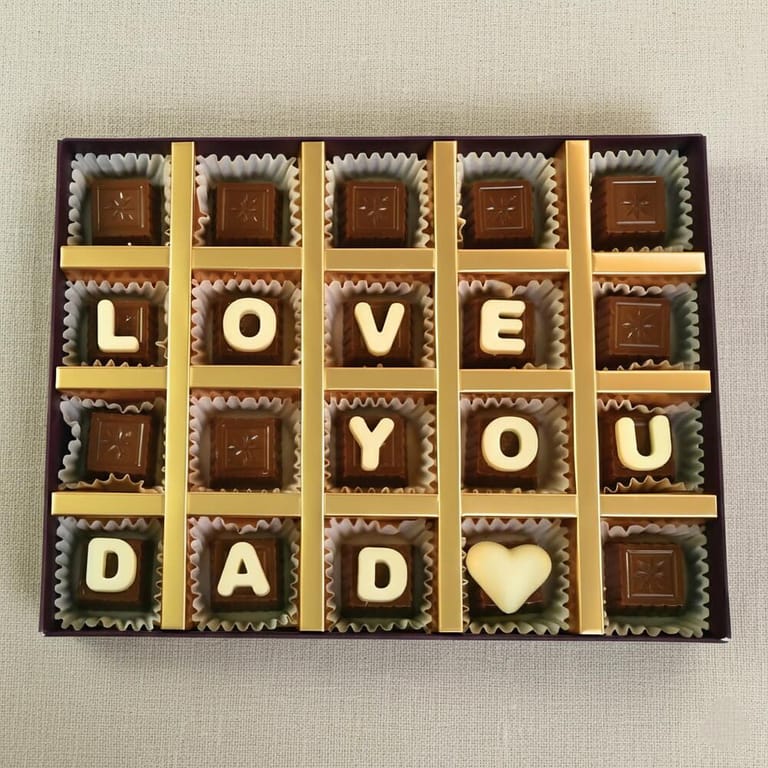 Love You Dad Chocolate 20pcs By LUXERA - Image 1