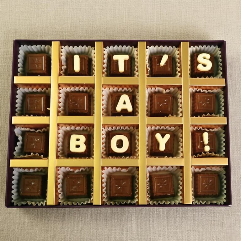 It s A Boy Chocolate 20pcs By LUXERA - Image 1