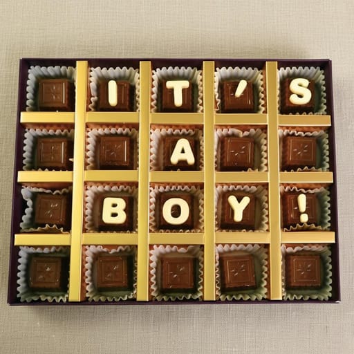 It s A Boy Chocolate 20pcs By LUXERA