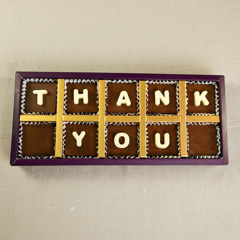 10 Pcs Thank You Chocolate By LUXERA