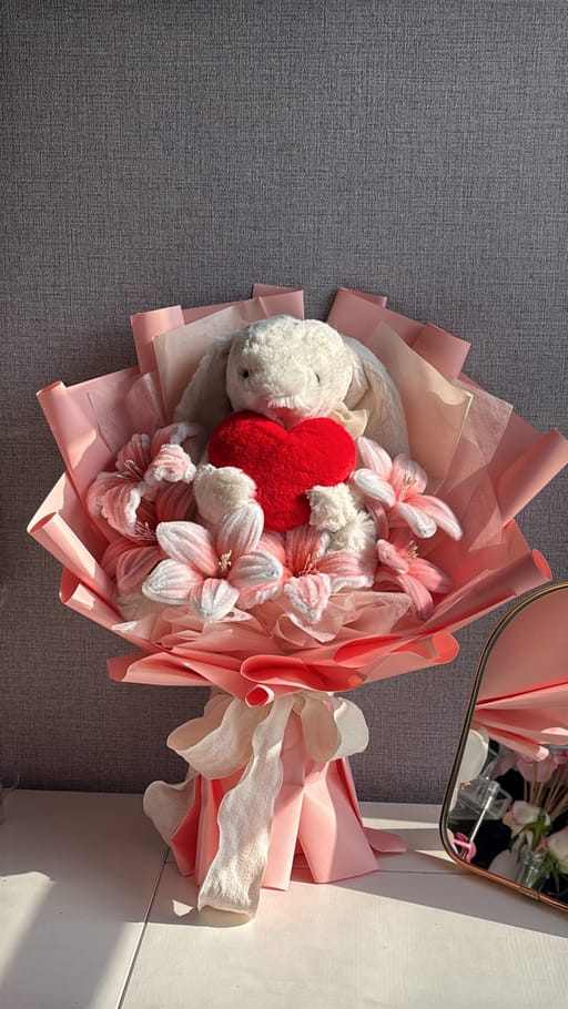 Jelly Cat Lily Bouquet 🐇