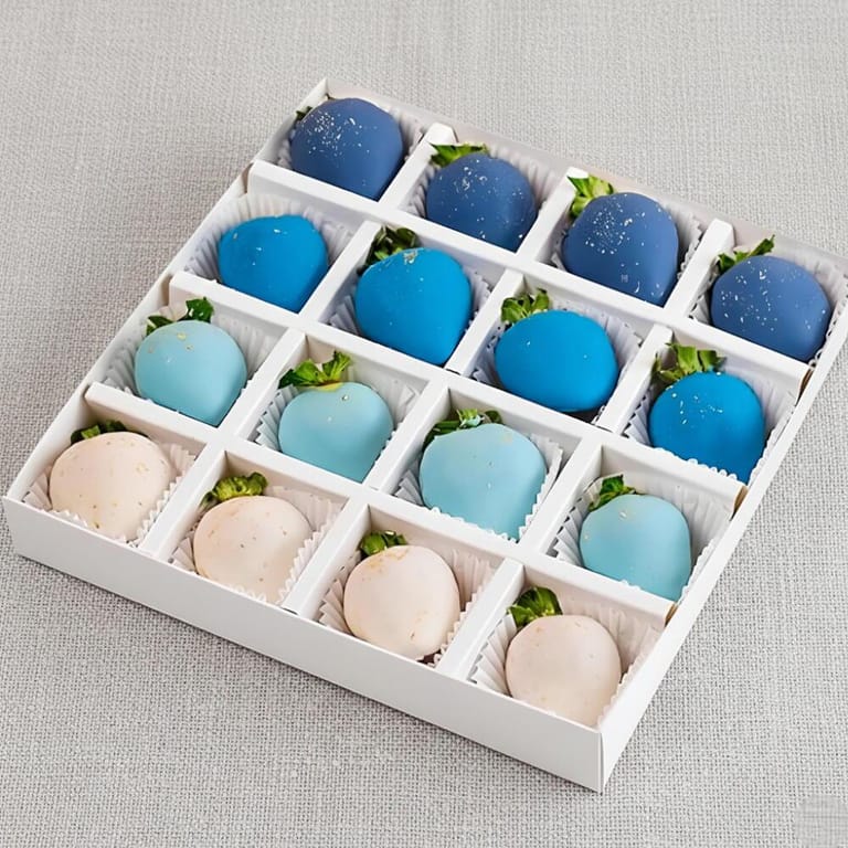 Blue Ombre Strawberries - Image 1