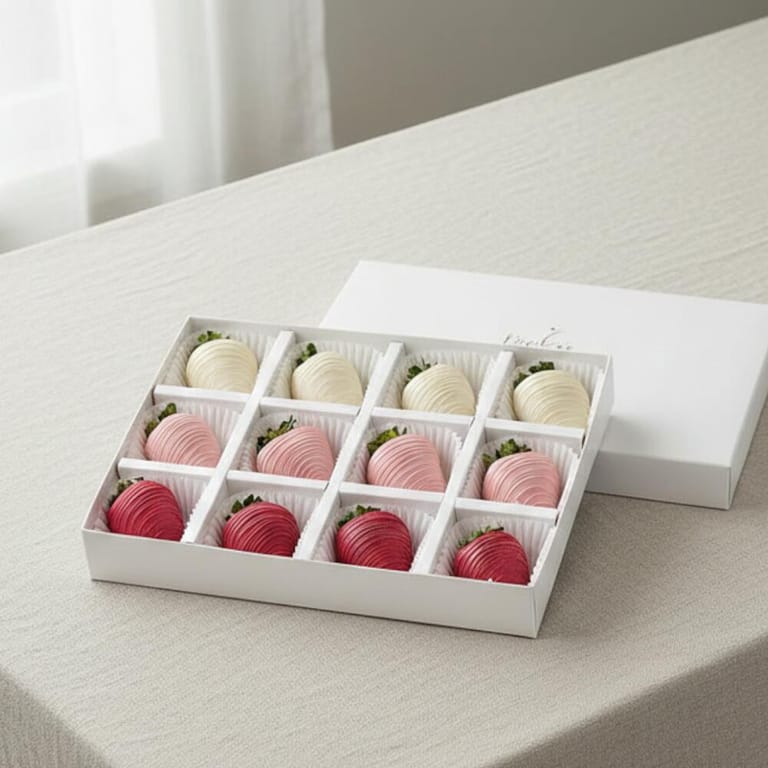 12 Ombre Strawberries - Image 1